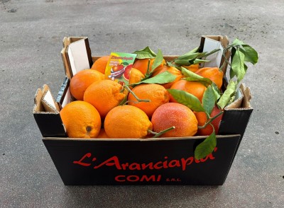 Foto Arance Tarocco Calibro 2 Origine Italia Marchio L'Arancia più 1